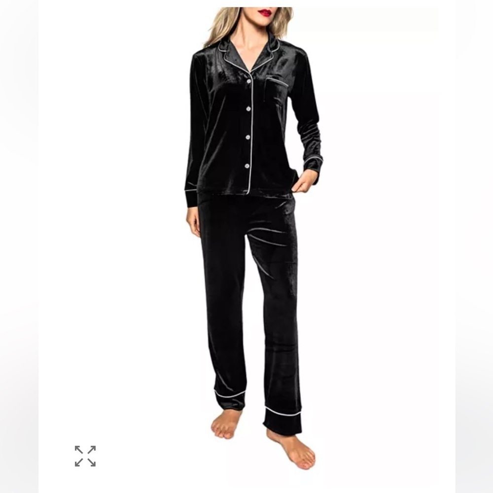 Petite Plume Velour Pajama Set